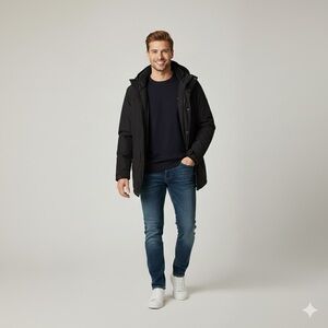 Tommy Hilfiger Black Hooded Jacket